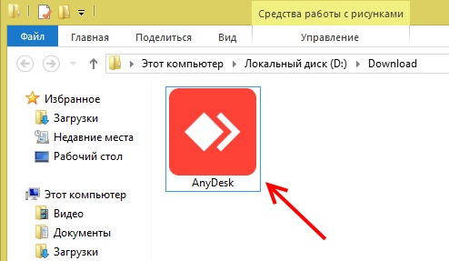 Archivo de instalación AnyDesk