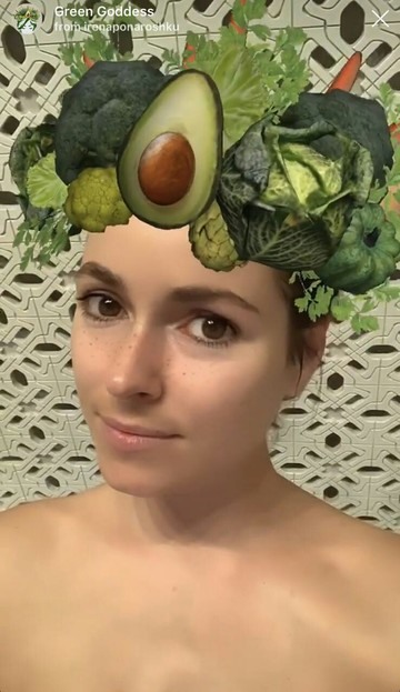 Máscara de Instagram de aguacate y brócoli