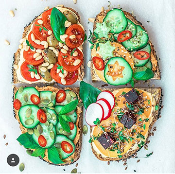 ideas de fotos de verano para sandwich de instagram