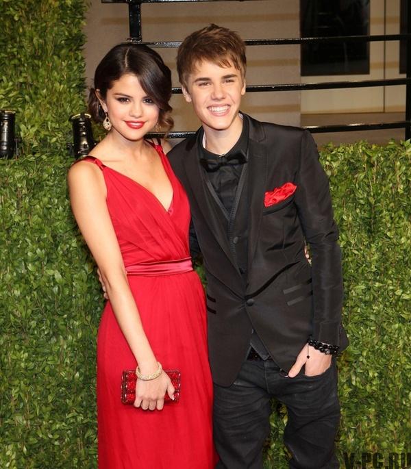 Foto de Selena y Bieber