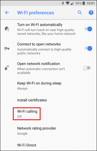 Wi-Fi llamando al cierre de Honor