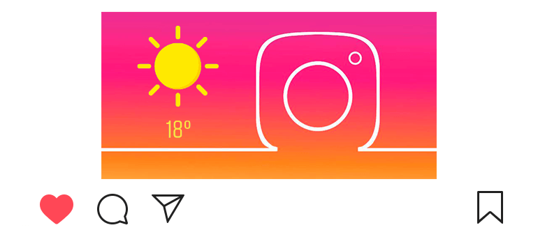 Cómo configurar la temperatura en Instagram