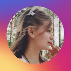 Cómo hacer un segundo círculo en el avatar de Instagram