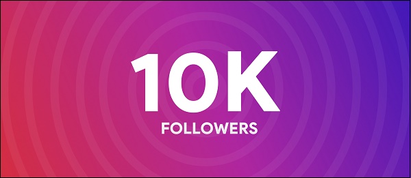 10 mil suscriptores de Instagram