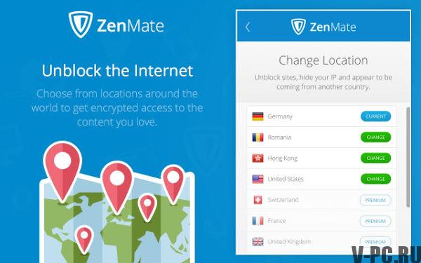 ZenMate VPN para Chrome