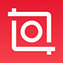 Hacer video en la aplicación inShot iPhone de marco blanco