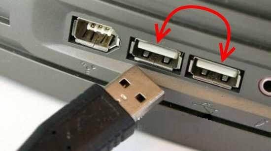 Cambiar puerto al insertar USB